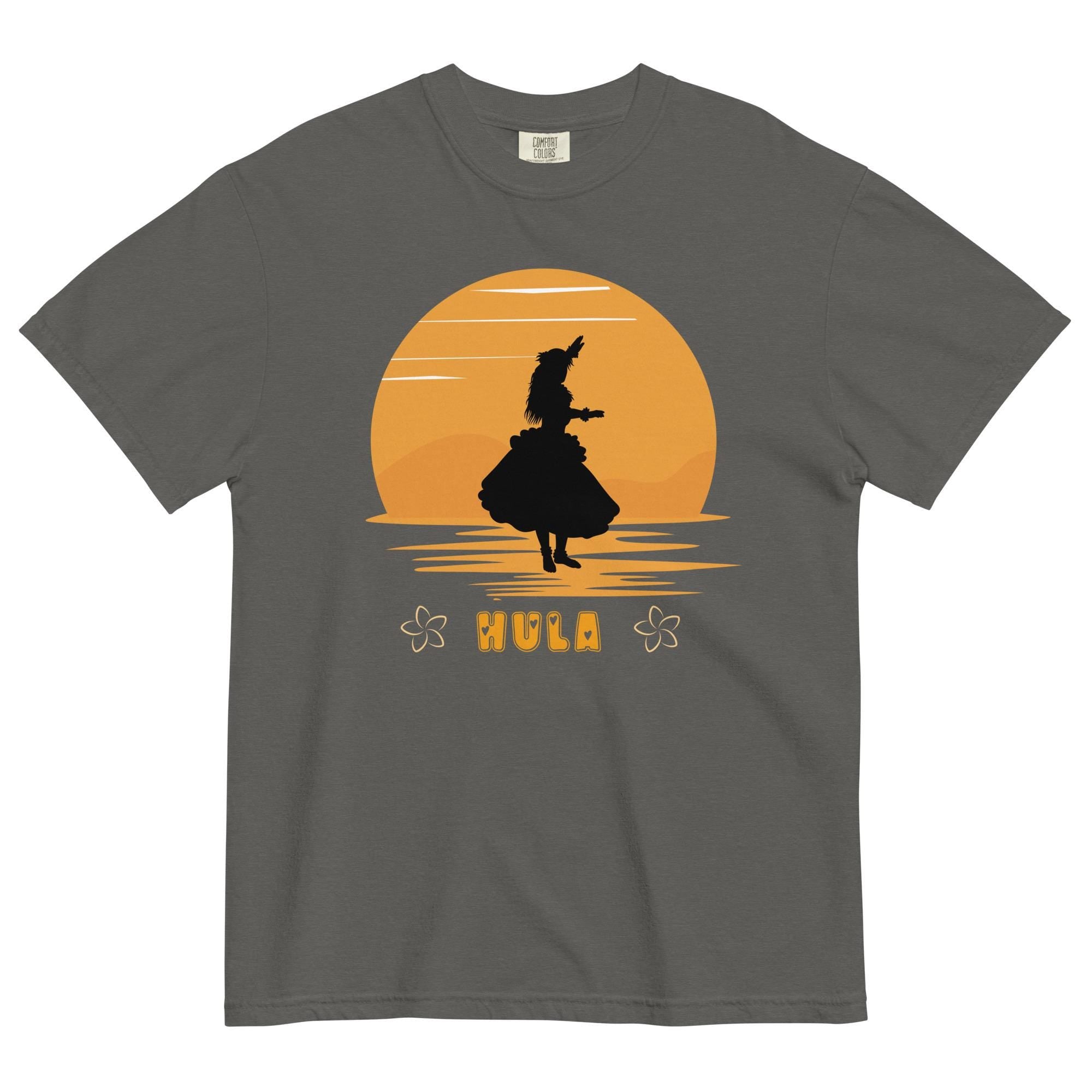 Hawaii hula shirt Comfort Colors t-shirt hula sunset Unisex garment-dyed heavyweight t-shirt