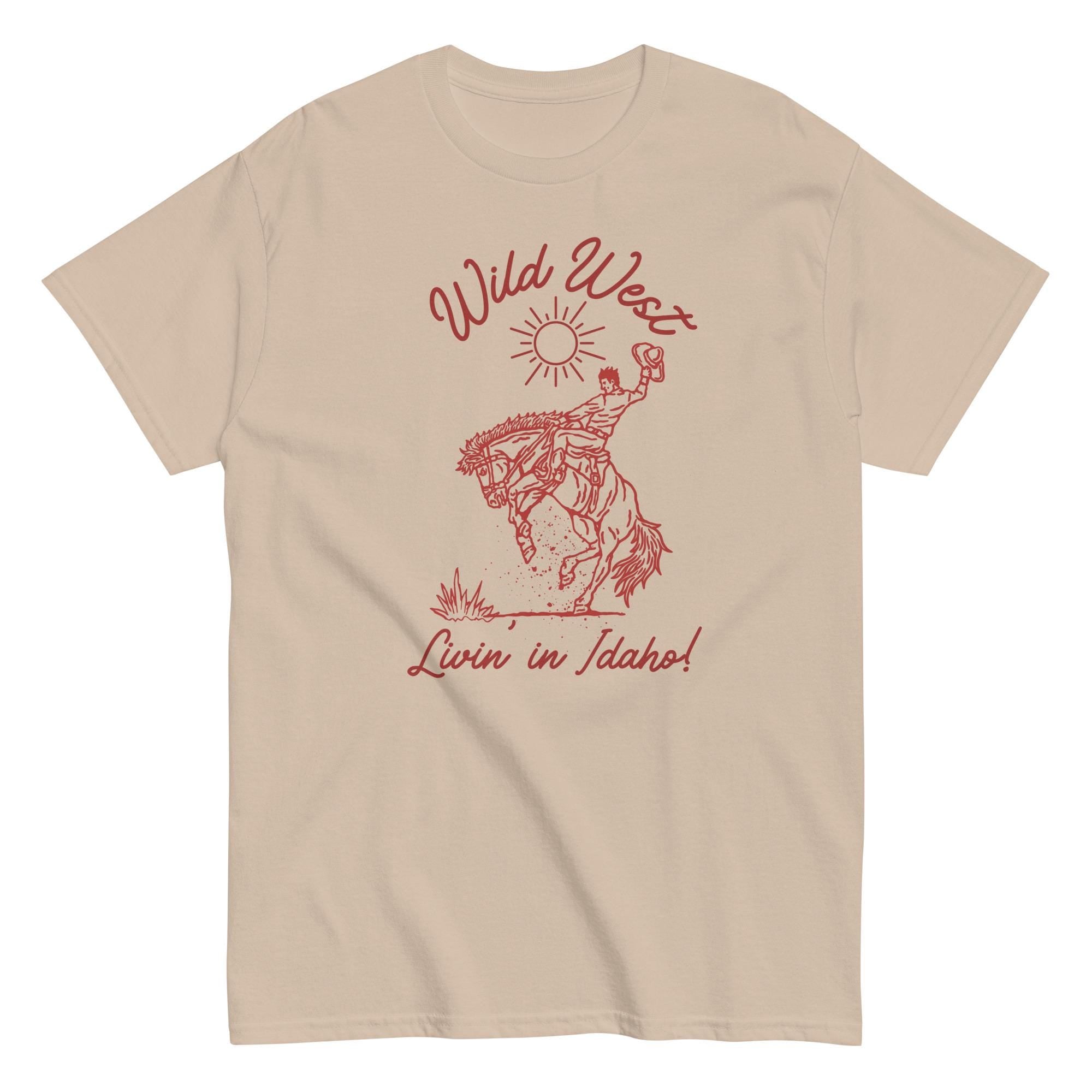 Idaho Shirts Wild West t-shirt Idaho Cowboy tee