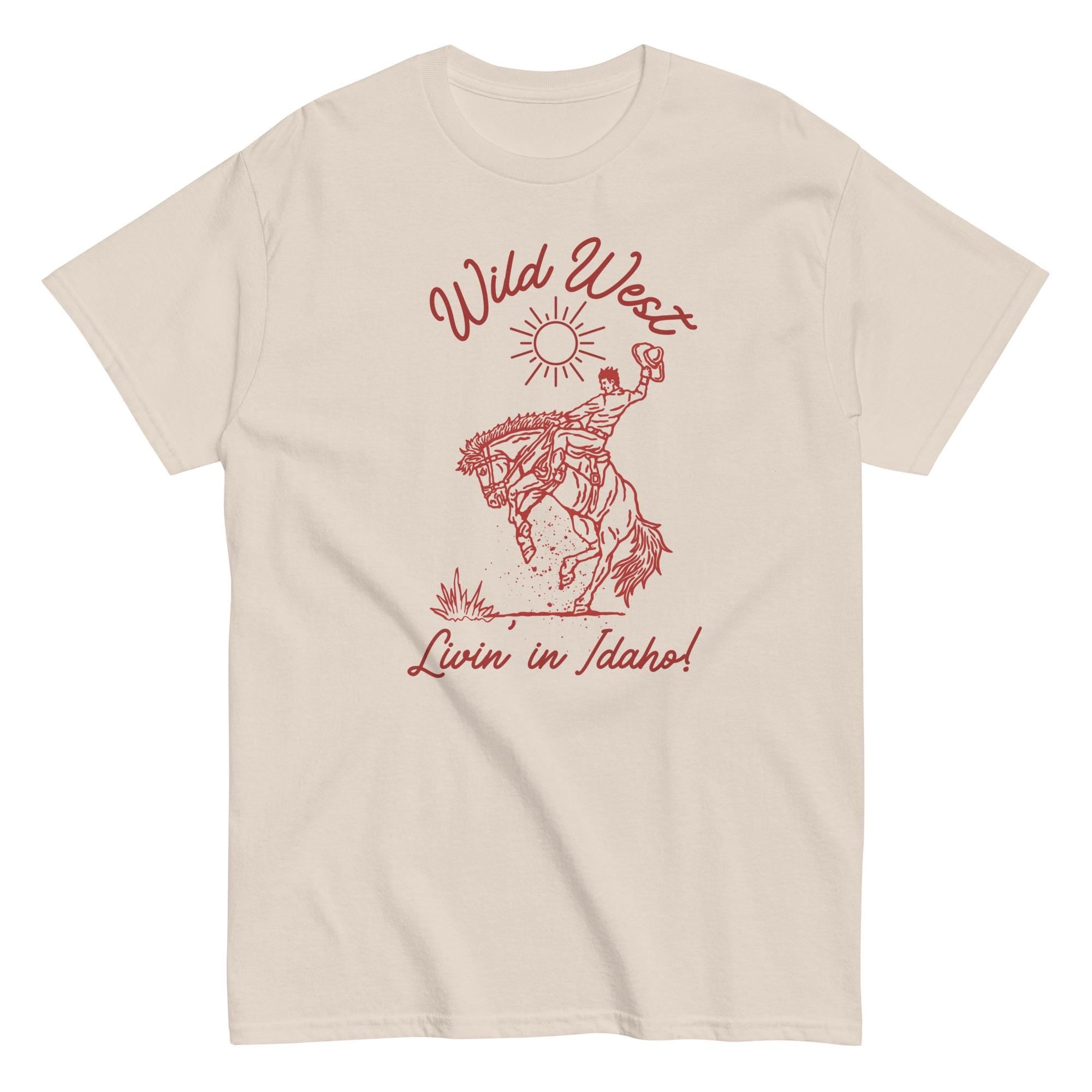 Idaho Shirts Wild West t-shirt Idaho Cowboy tee