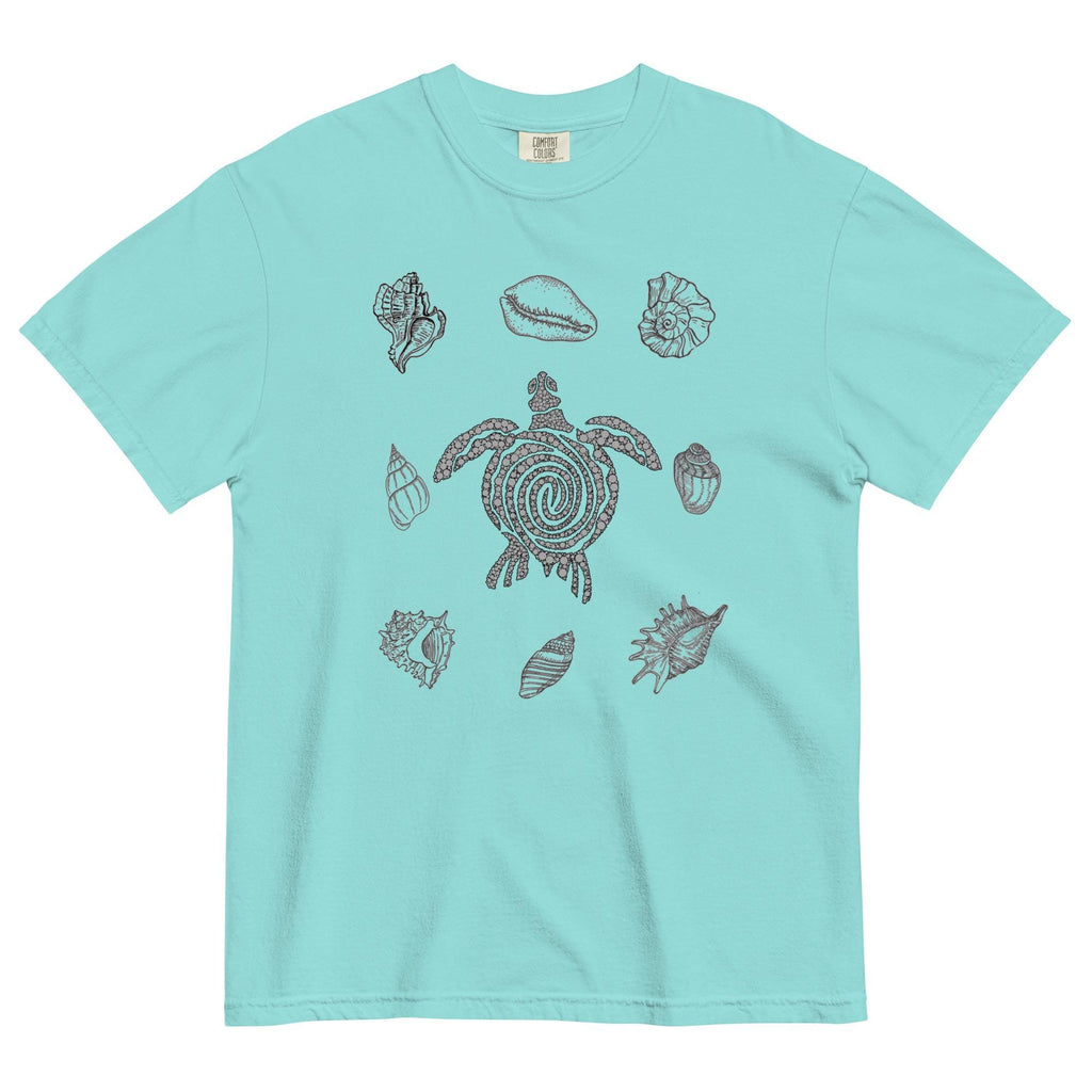 Sea turtle Comfort Colors shirt Sea Shells T-shirt