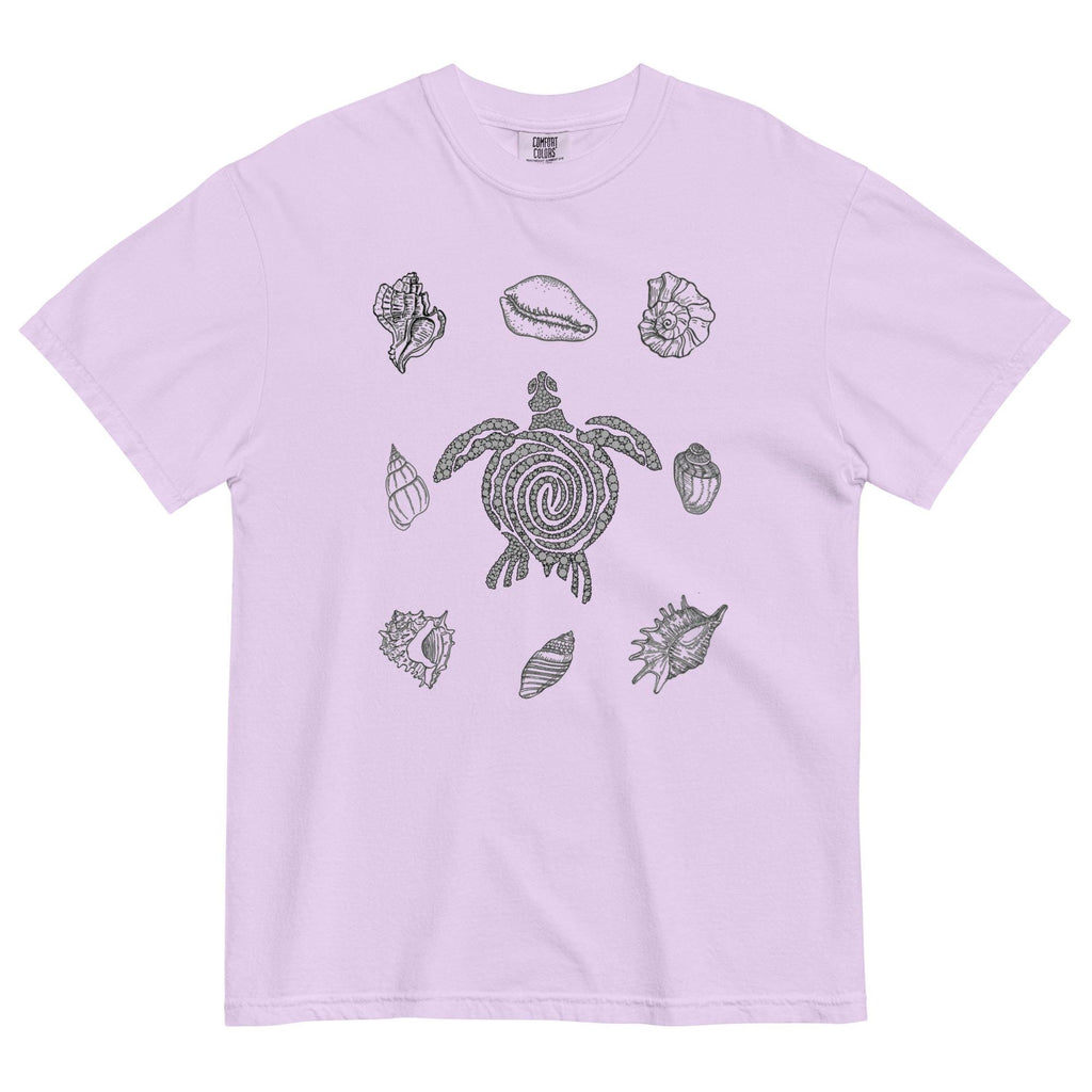 Sea turtle Comfort Colors shirt Sea Shells T-shirt