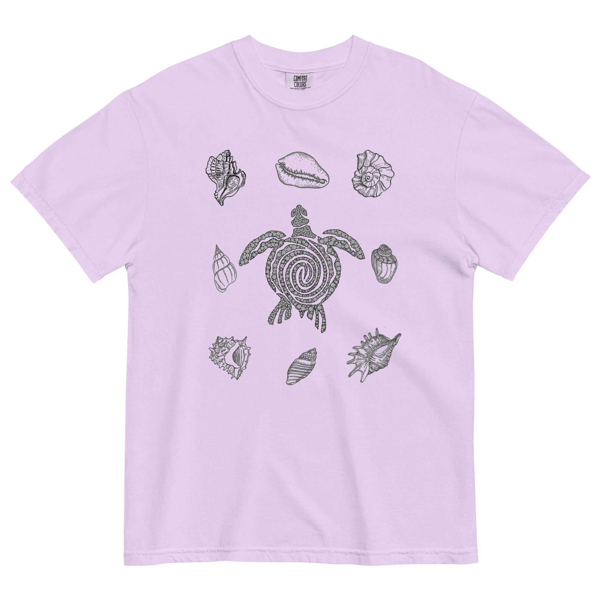 Sea turtle Comfort Colors shirt Sea Shells T-shirt