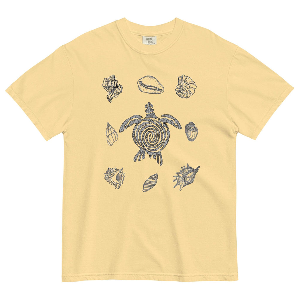 Sea turtle Comfort Colors shirt Sea Shells T-shirt
