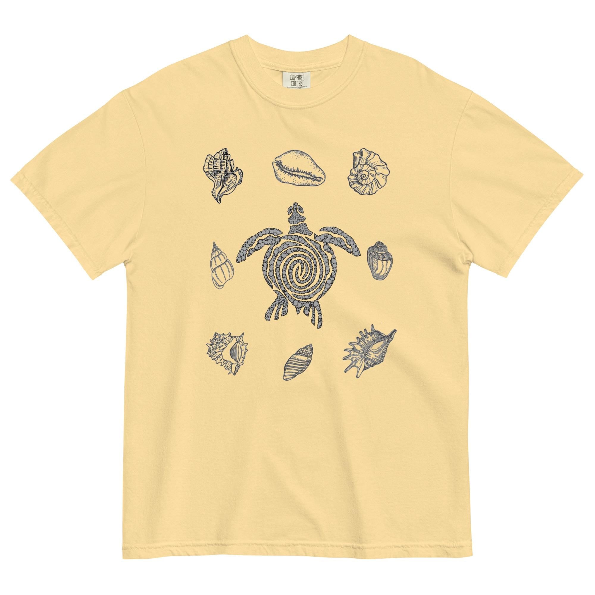 Sea turtle Comfort Colors shirt Sea Shells T-shirt