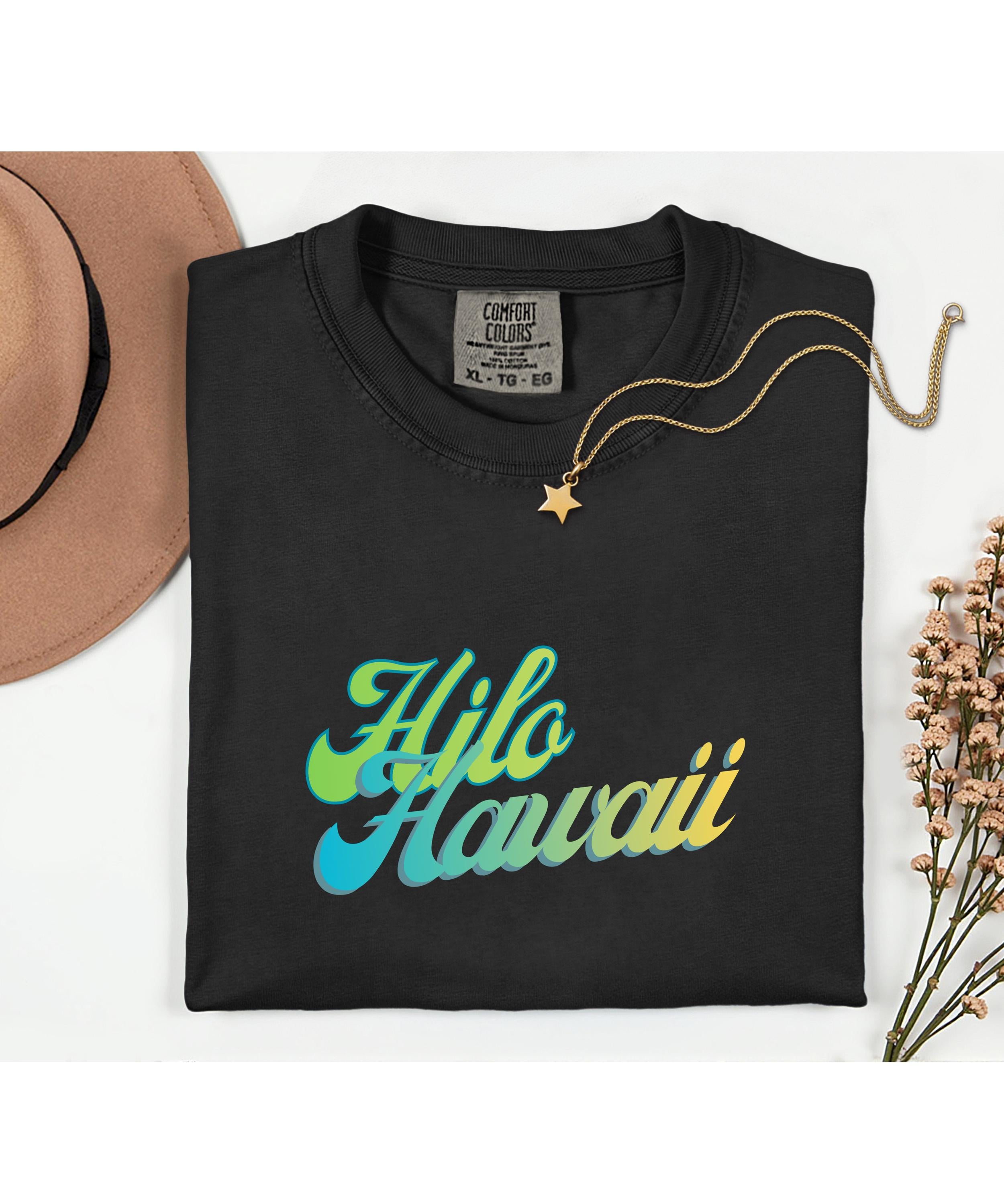 Hilo Hawaii Shirt Hilo T-shirt Comfort Colors Hawaii t-shirts Unisex garment-dyed heavyweight t-shirt