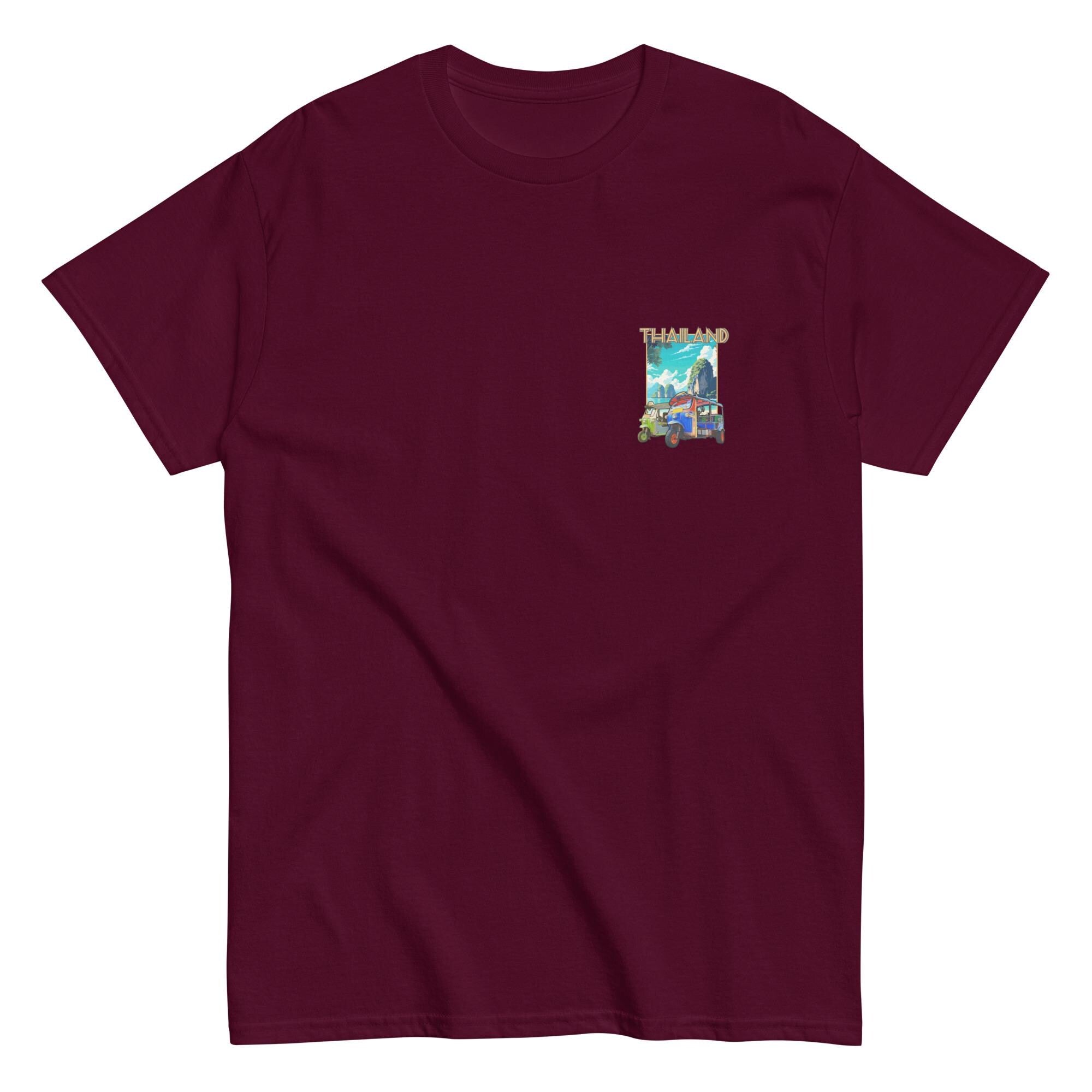 Thailand Shirts travel lover t-shirt travel poster style tee