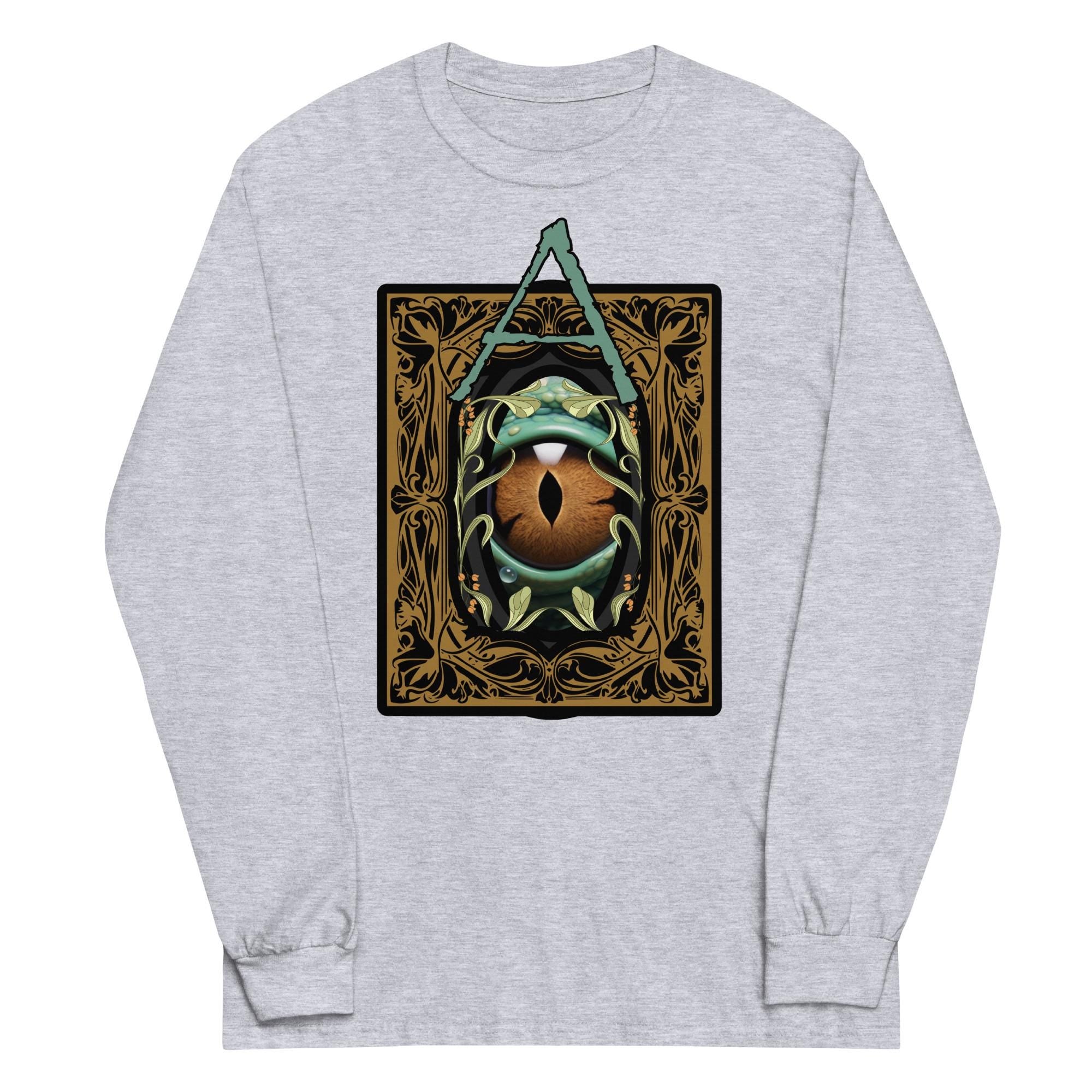 Humorous Aeye Shirt surrealistic abstract art A eye t-shirt Unisex Men’s Long Sleeve Shirt
