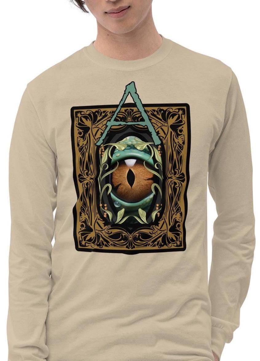 Humorous Aeye Shirt surrealistic abstract art A eye t-shirt Unisex Men’s Long Sleeve Shirt