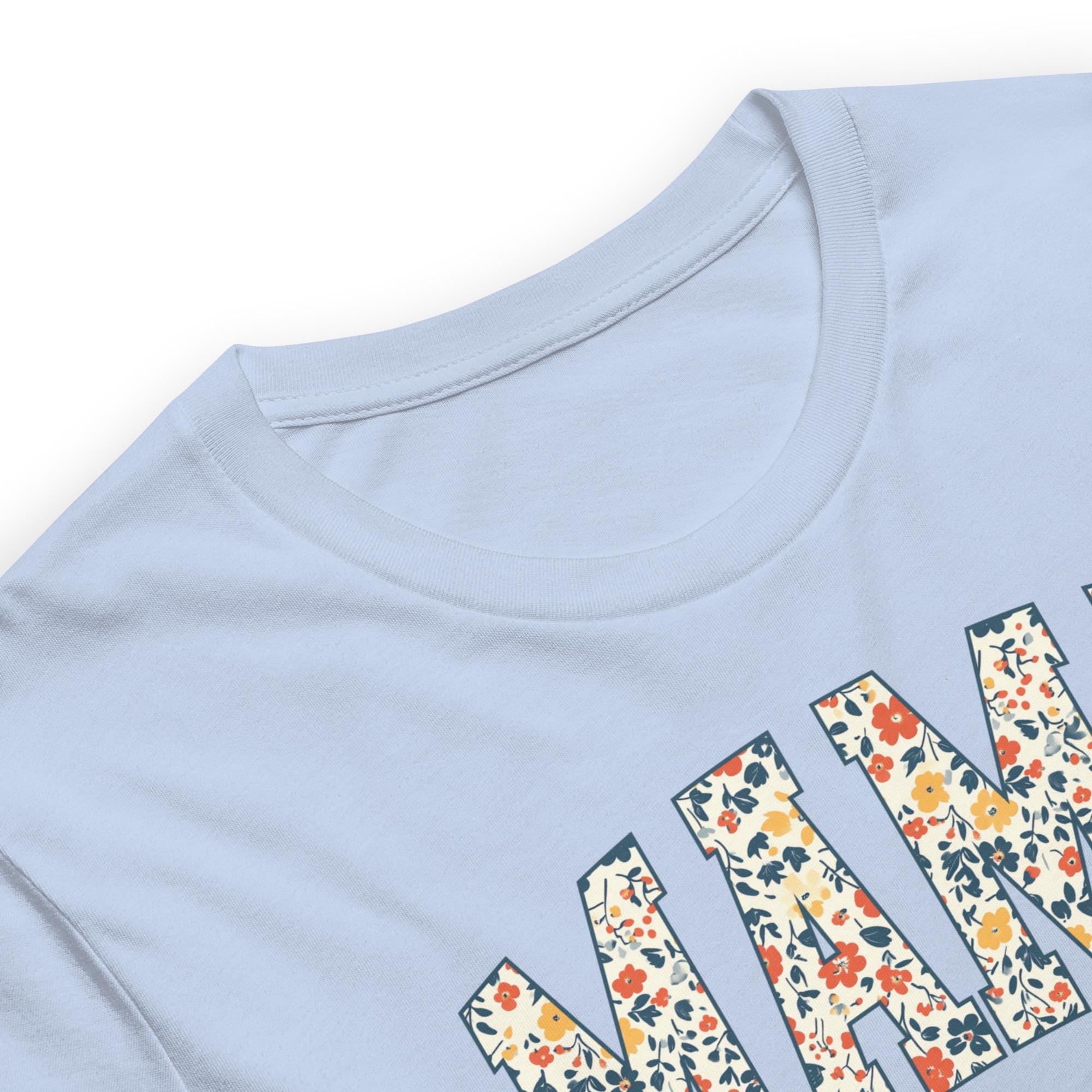 MAMA floral letters t-shirt, gift for new mom, gift for new mother t-shirt