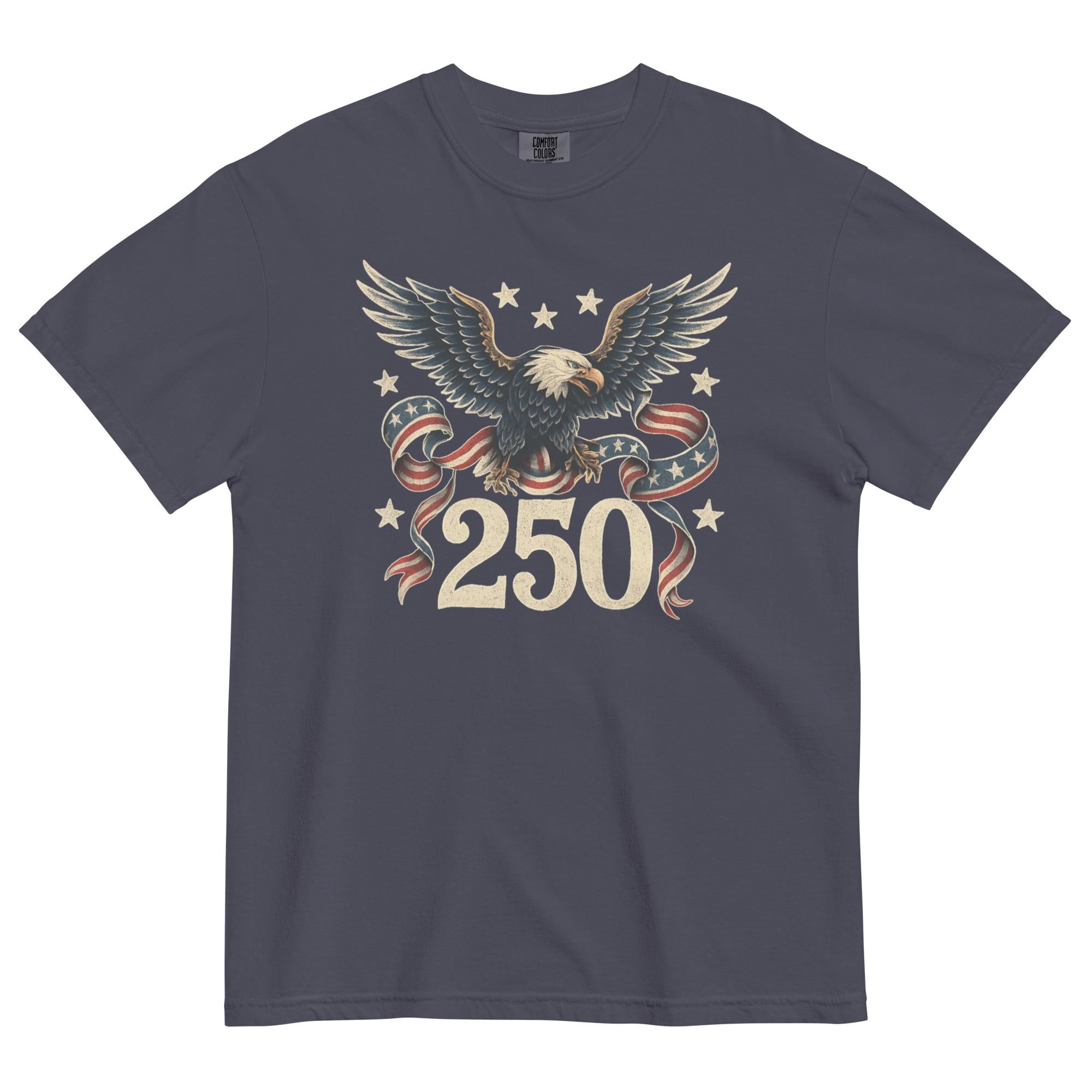 250th Anniversary American Shirt Comfort Colors vintage eagle t-shirt semi quincentennial tee