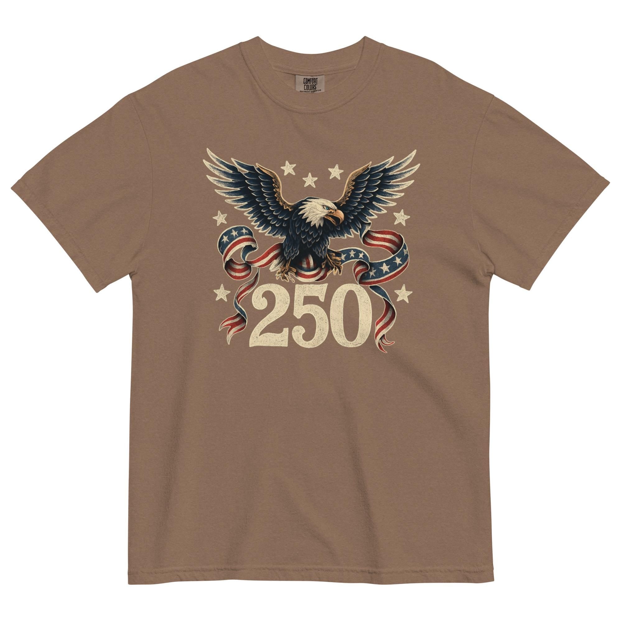 250th Anniversary American Shirt Comfort Colors vintage eagle t-shirt semi quincentennial tee
