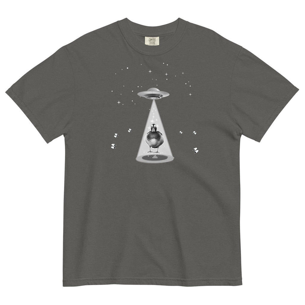 Comfort Colors Duck UFO Shirt Funny mallard duck meets a UFO t-shirt duck