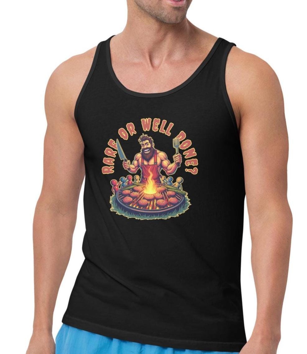 Funny Grill Boss Tank Top: BBQ Lover Gift