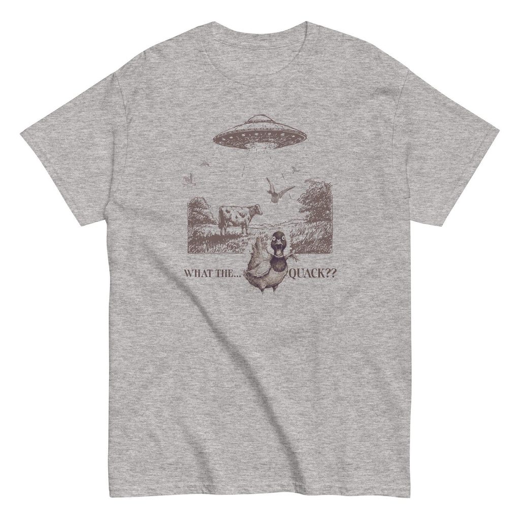 Funny Duck UFO Shirt Mallard duck meets a UFO Unisex classic tee
