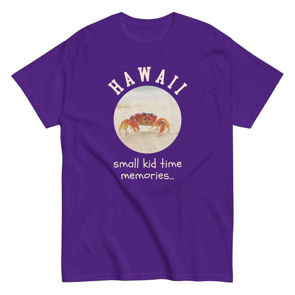 Hawaii Crab Shirt Small kid time memories crab t-shirt Unisex classic tee