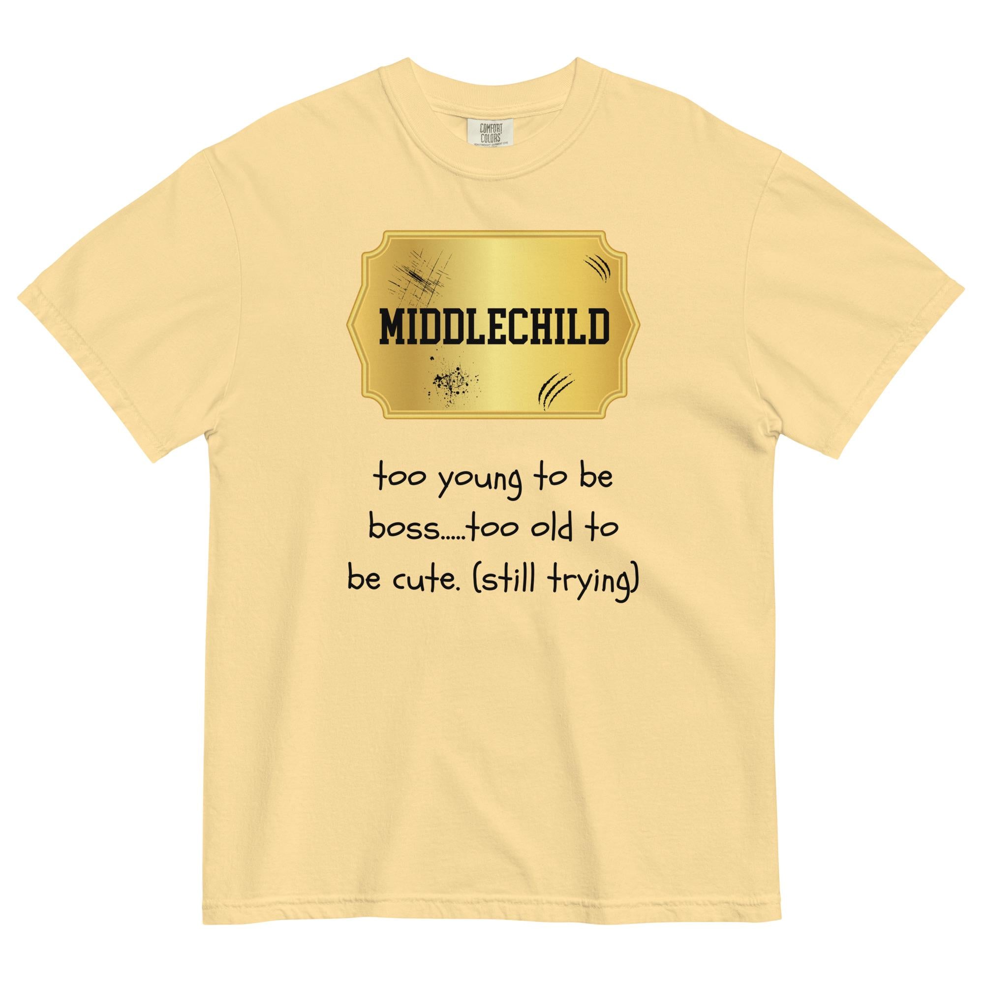 Middle Child Shirt Comfort Colors funny siblings t-shirt family group shirts Unisex garment-dyed heavyweight t-shirt