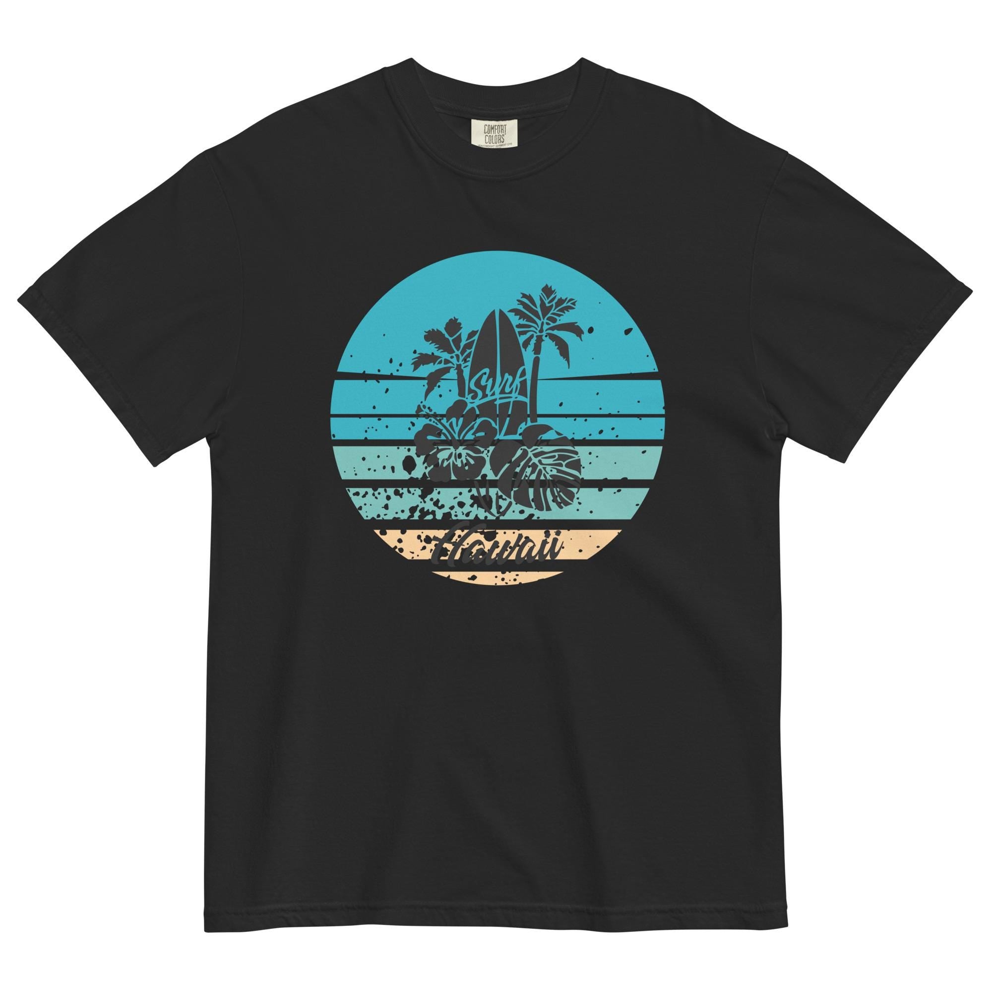 Comfort Colors Hawaii Surf Shirt Retro Hawaii surfing t-shirt Unisex gift for Hawaii lover gift for surfer