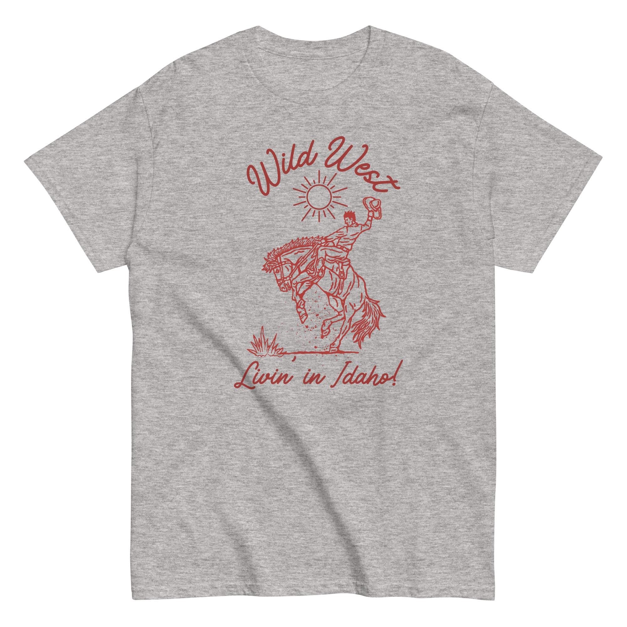 Idaho Shirts Wild West t-shirt Idaho Cowboy tee