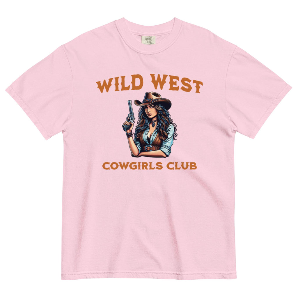 Cowgirl T-shirt Comfort Colors Wild West Cowgirls Club tee