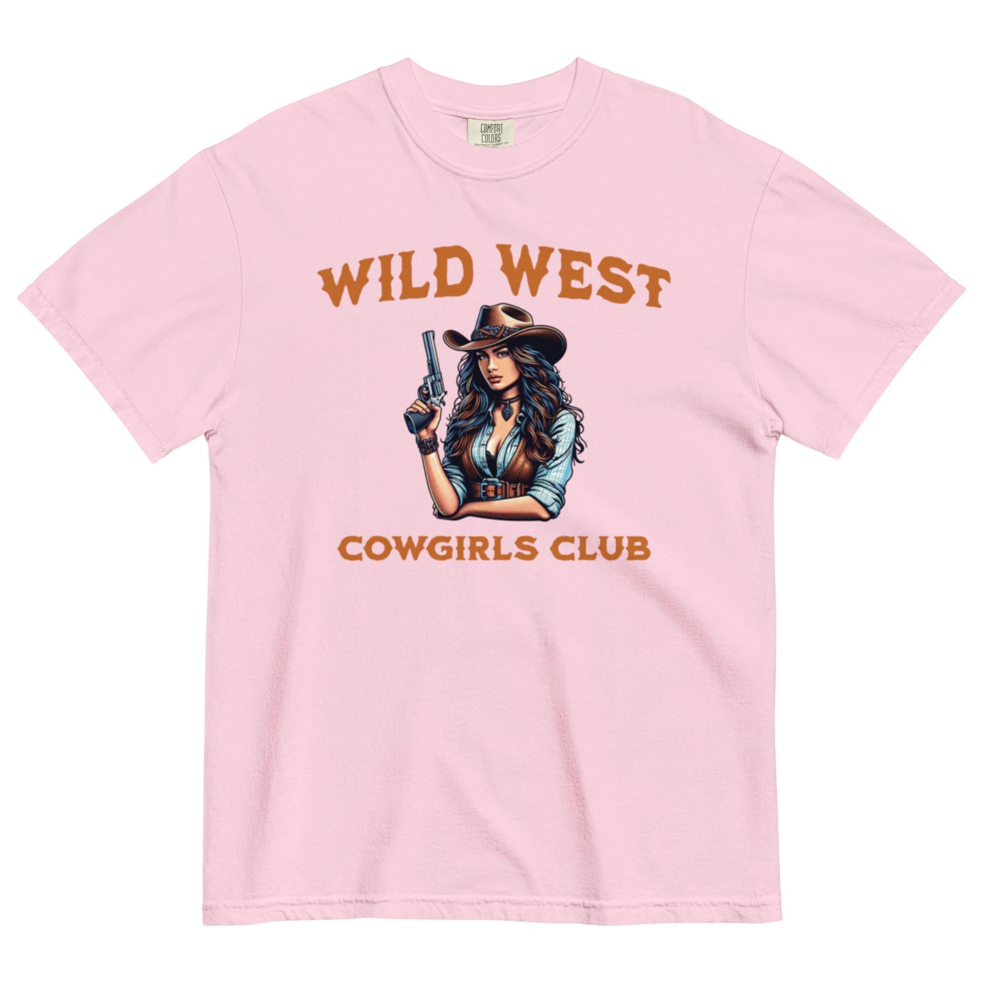 Cowgirl T-shirt Comfort Colors Wild West Cowgirls Club tee