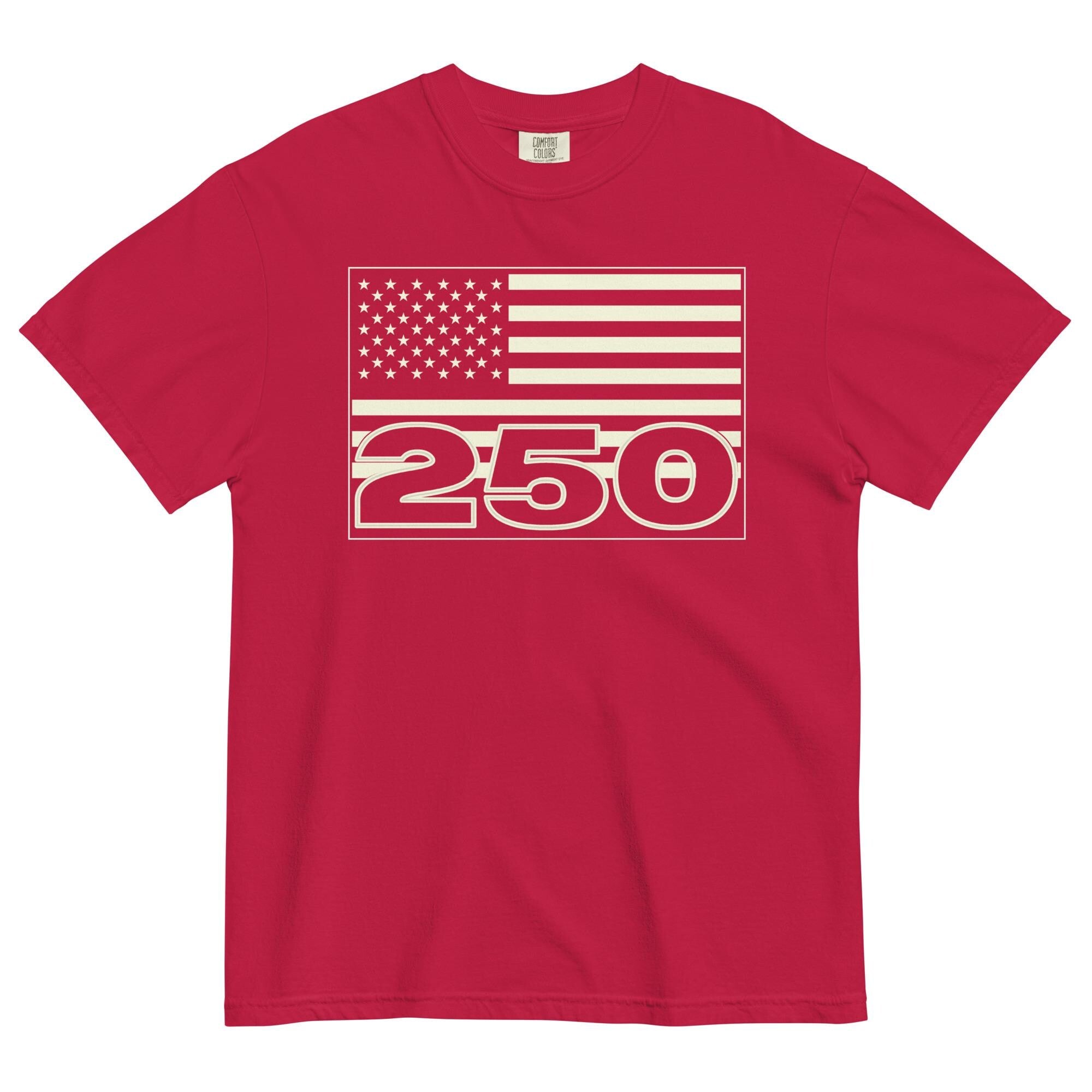 America 250 Comfort Colors Shirt Celebrate America's Birthday t-shirt Unisex garment-dyed heavyweight t-shirt