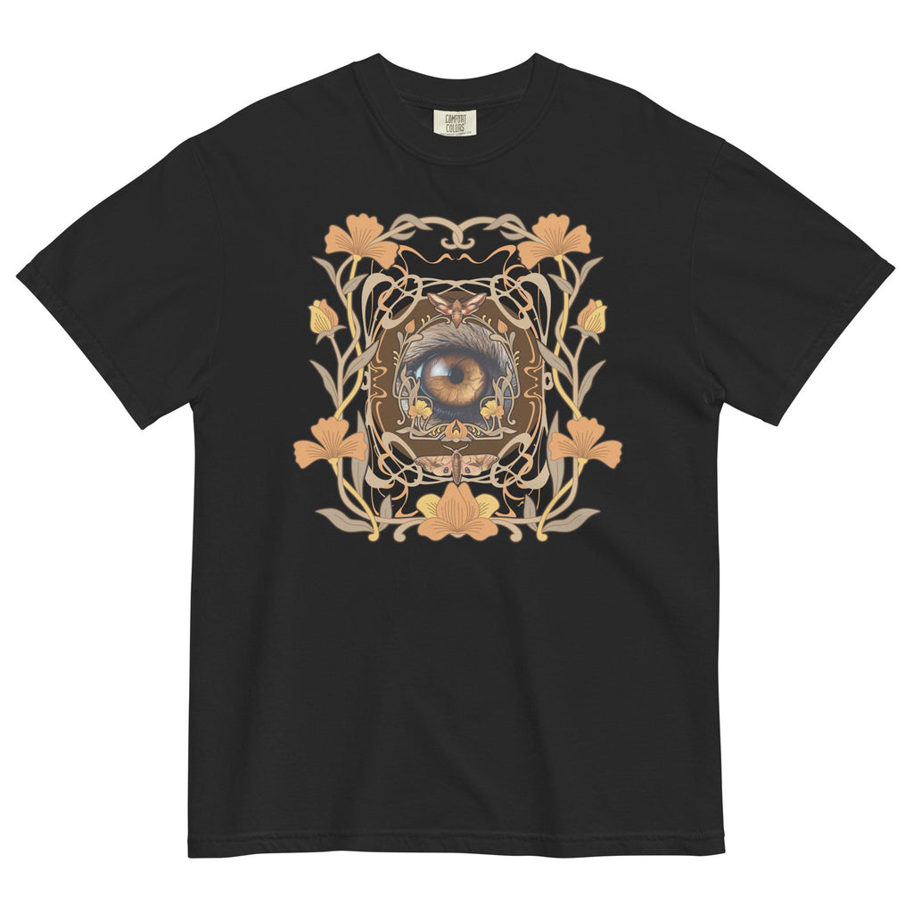 one eye shirt Floral Art deco style shirt Comfort Colors one eye t-shirt artistic shirt