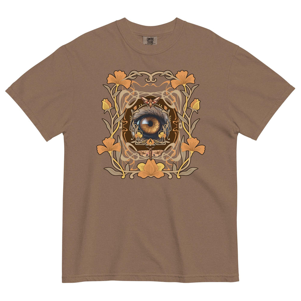 one eye shirt Floral Art deco style shirt Comfort Colors one eye t-shirt artistic shirt