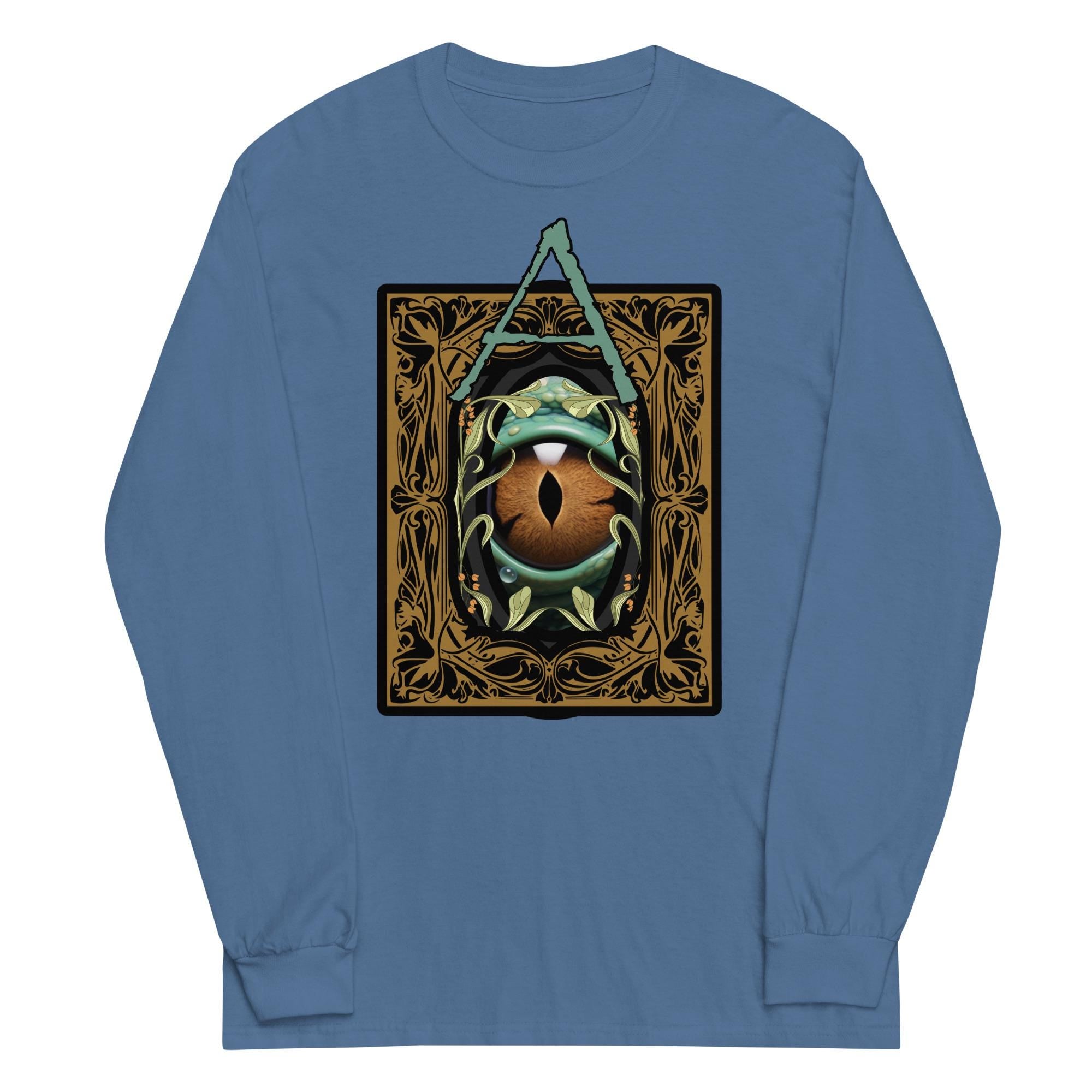 Humorous Aeye Shirt surrealistic abstract art A eye t-shirt Unisex Men’s Long Sleeve Shirt