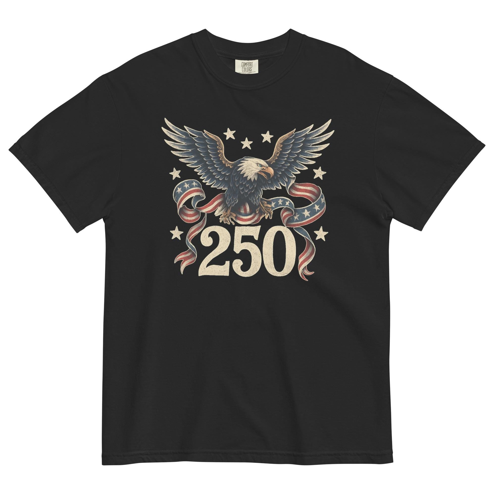 250th Anniversary American Shirt Comfort Colors vintage eagle t-shirt semi quincentennial tee