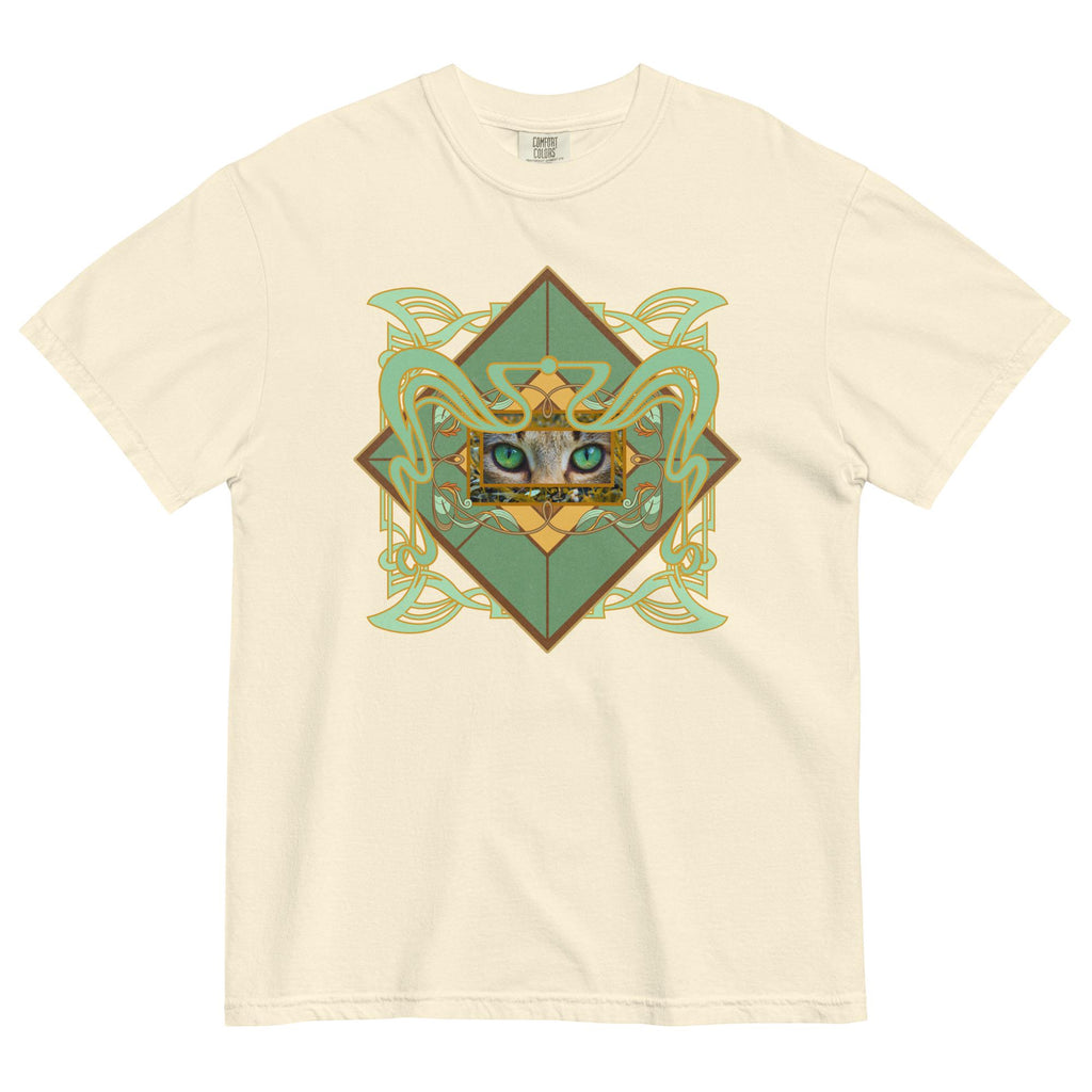 Cat eyes shirt Comfort Colors Cat t-shirt gift for cat lover art nouveau shirts