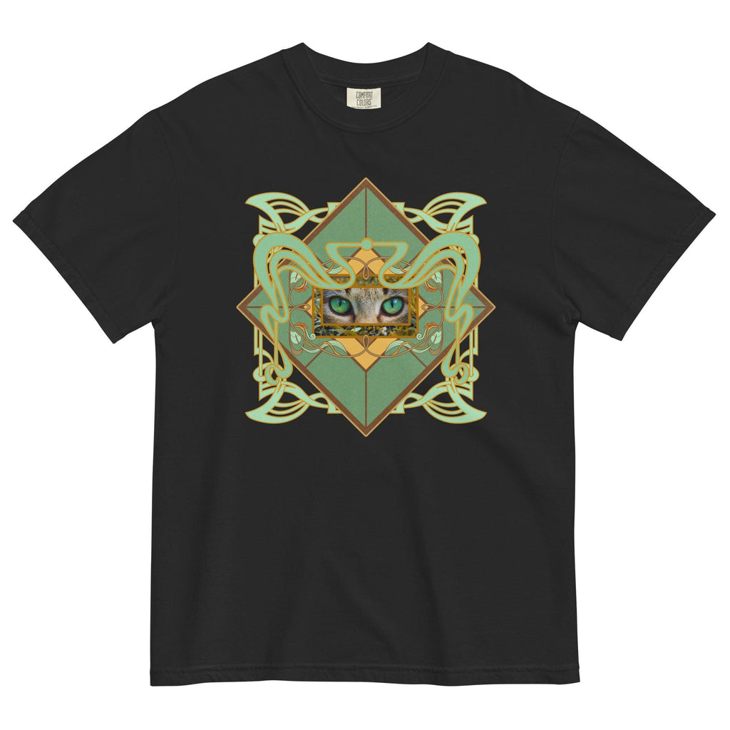 Cat eyes shirt Comfort Colors Cat t-shirt gift for cat lover art nouveau shirts