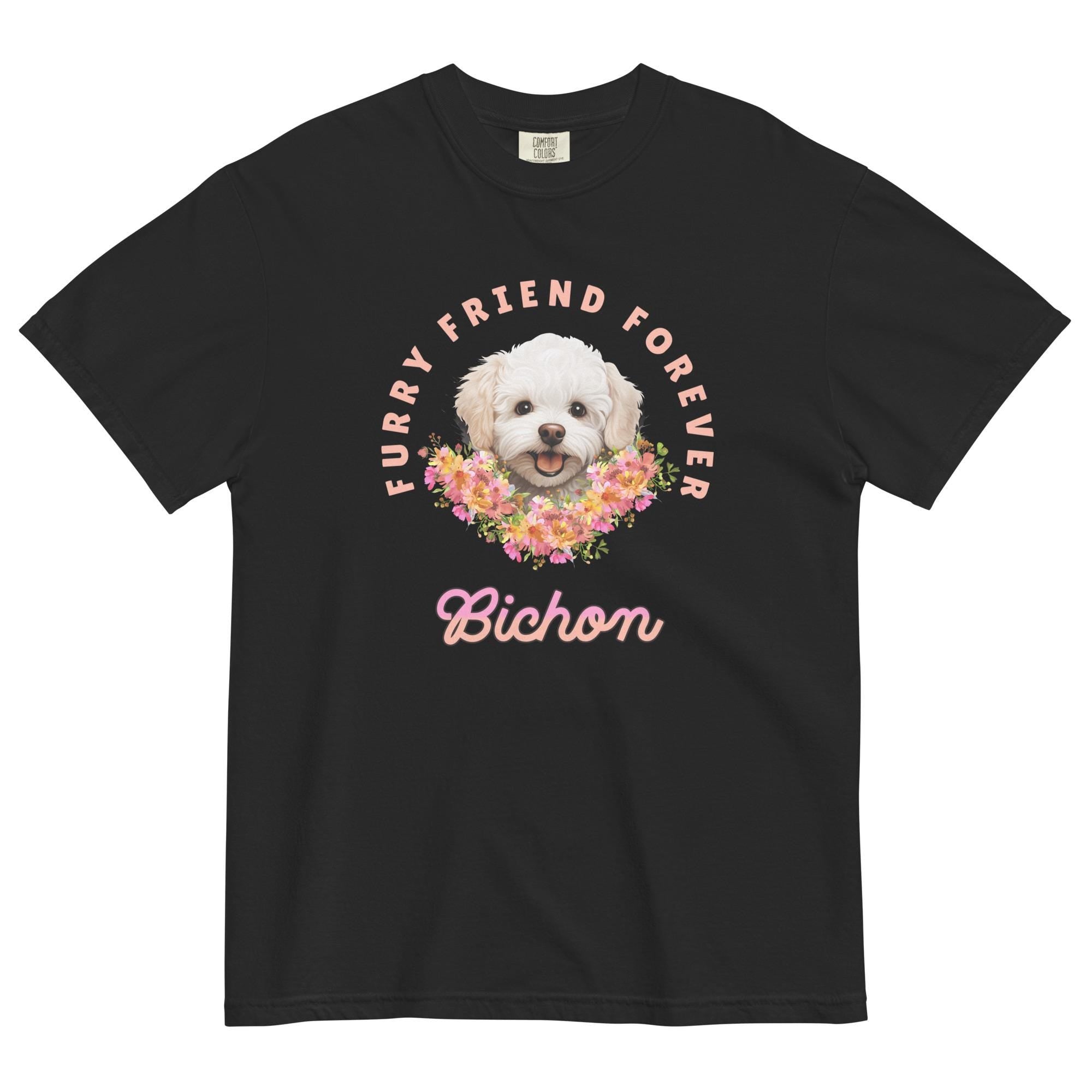 Bichon puppy shirt Bichon Frise dog t-shirt Comfort Colors tee  Unisex garment-dyed heavyweight t-shirt