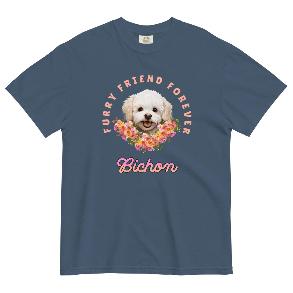 Bichon puppy shirt Bichon Frise dog t-shirt Comfort Colors tee  Unisex garment-dyed heavyweight t-shirt