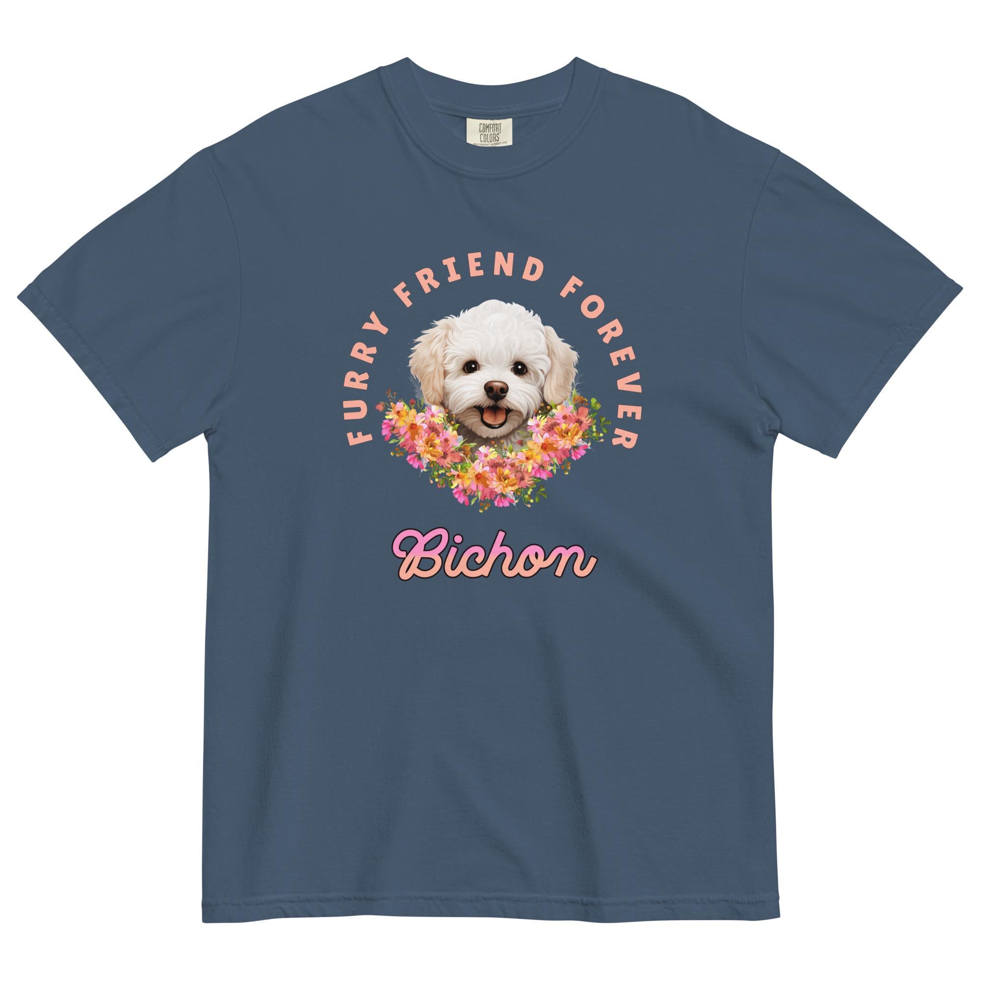 Bichon puppy shirt Bichon Frise dog t-shirt Comfort Colors tee  Unisex garment-dyed heavyweight t-shirt