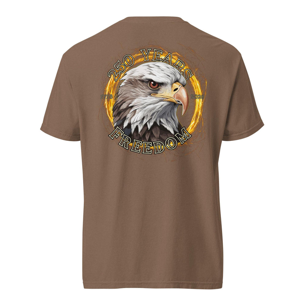 250th Anniversary Eagle Shirt Comfort Colors t-shirt back print USA birthday Unisex garment-dyed heavyweight t-shirt