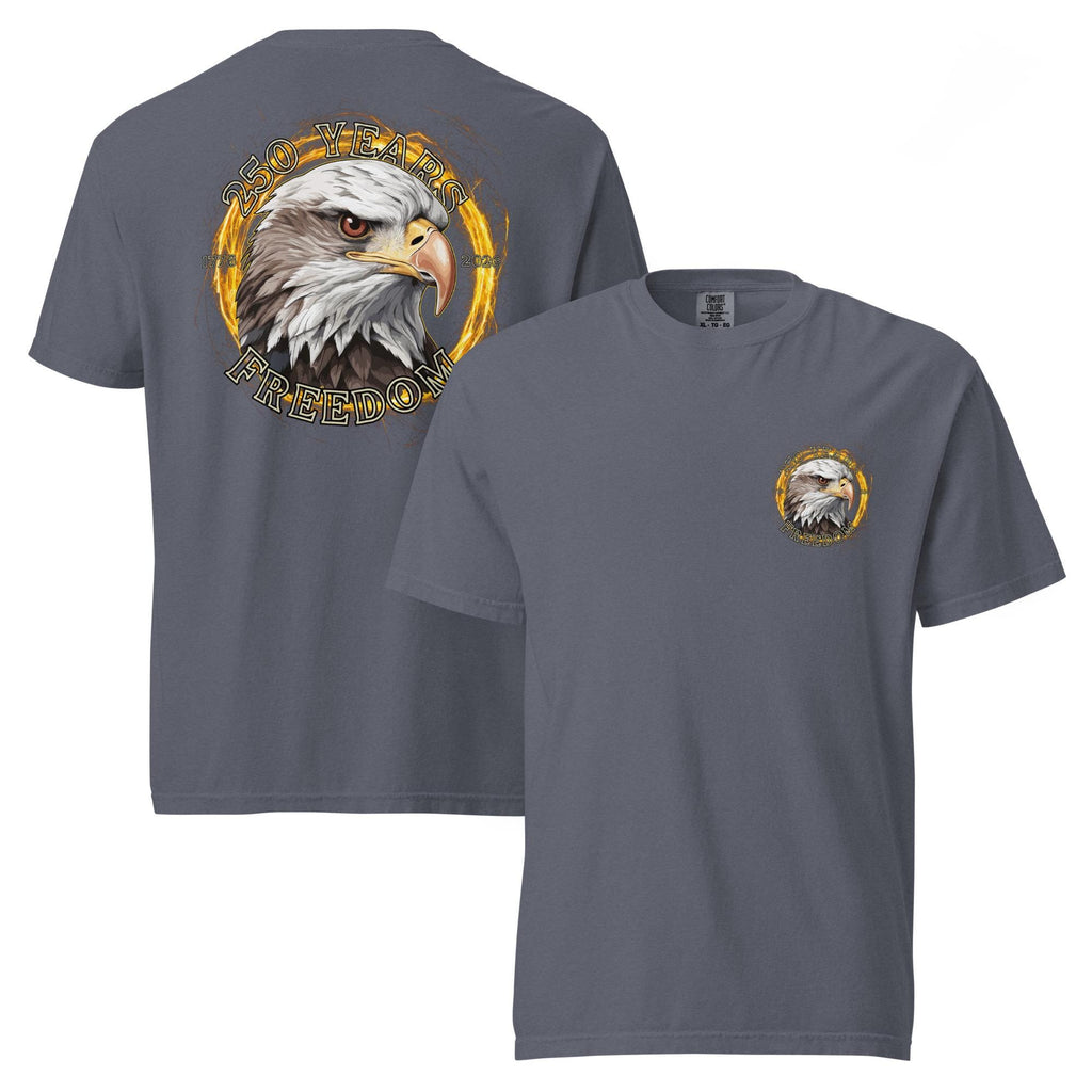 250th Anniversary Eagle Shirt Comfort Colors t-shirt back print USA birthday Unisex garment-dyed heavyweight t-shirt