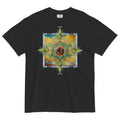 Art Nouveau style Comfort Colors t-shirt green design Unisex garment-dyed heavyweight t-shirt