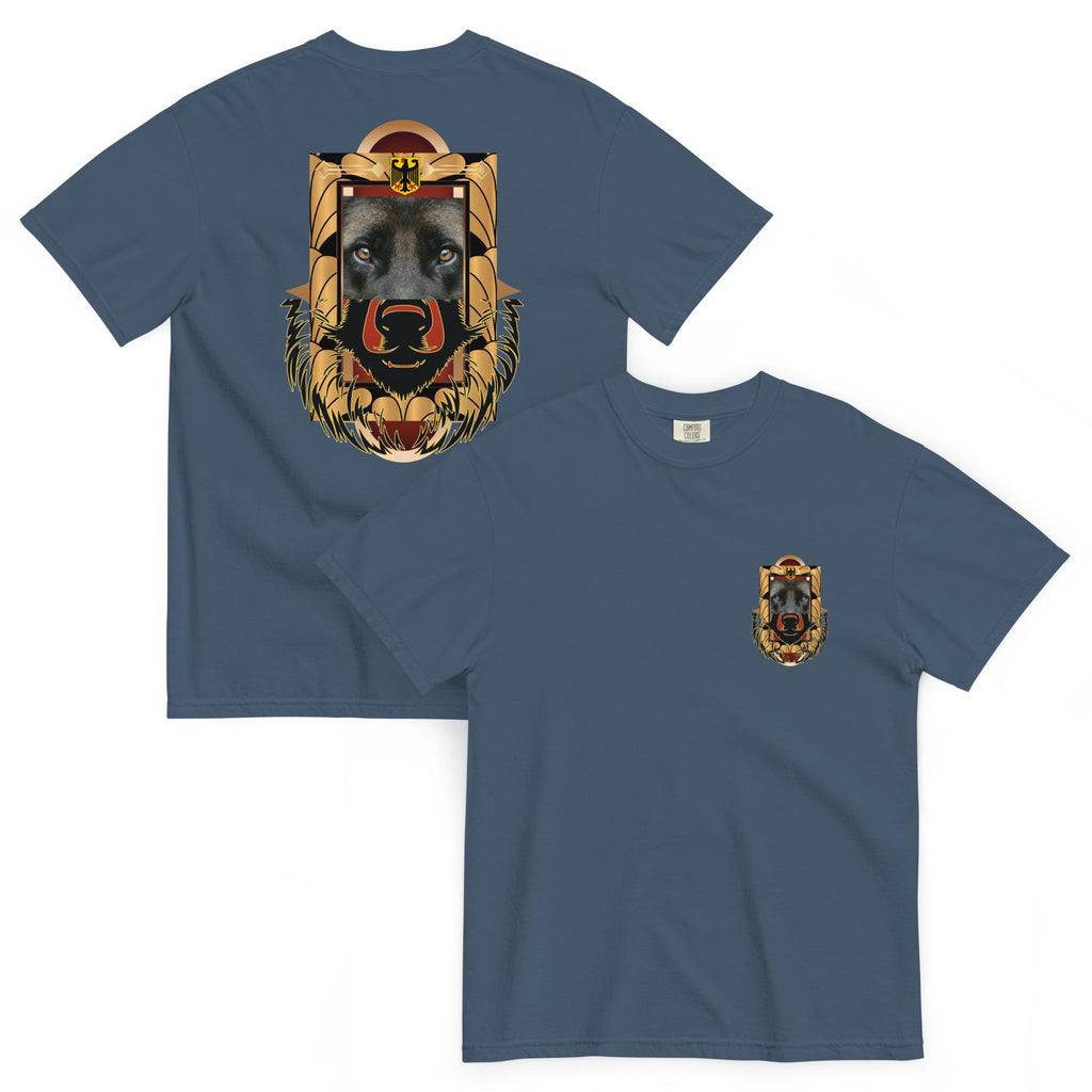 German Shepherd Dog Shirt front and back design dog eyes t-shirt gift for German Shepherd lover