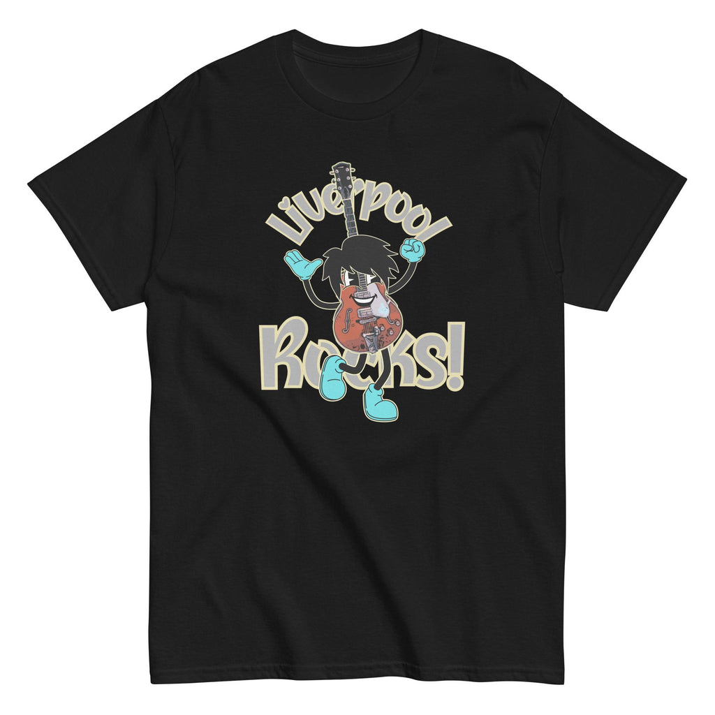 Liverpool Rocks Shirt Beatles inspired t-shirt guitar lover music lover gift Unisex classic tee