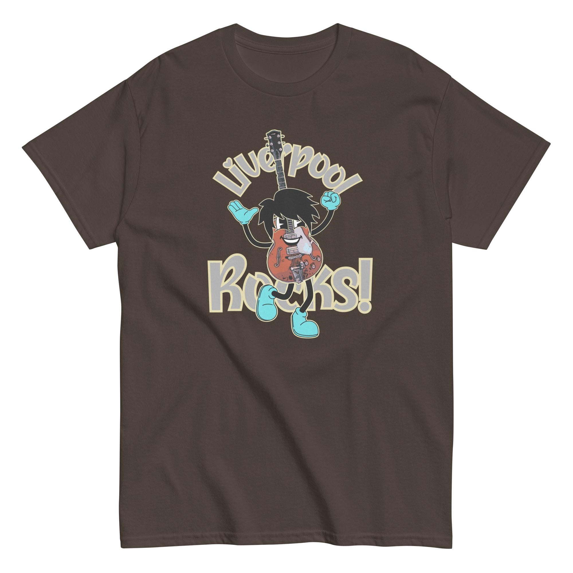 Liverpool Rocks Shirt Beatles inspired t-shirt guitar lover music lover gift Unisex classic tee