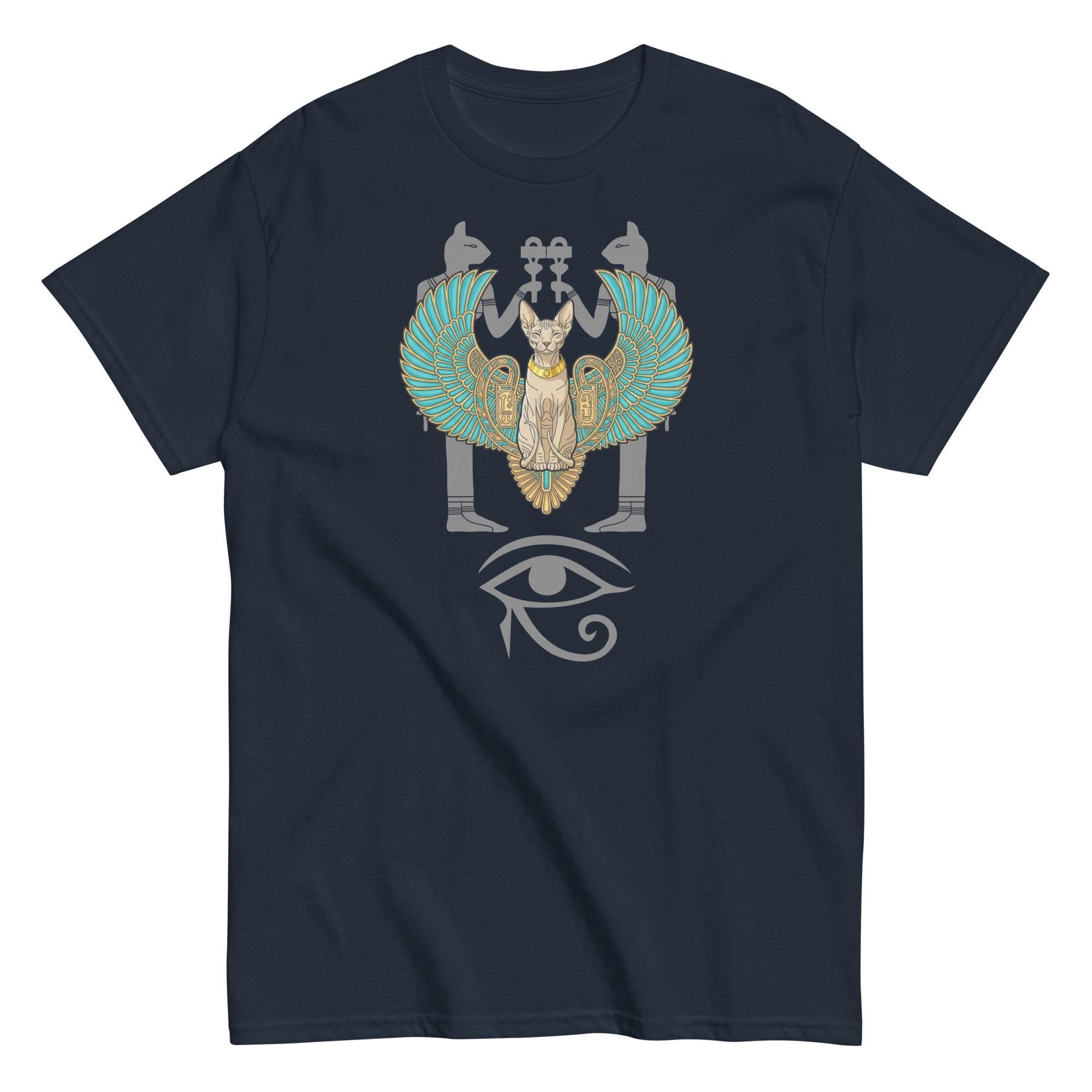 Egyptian cat shirt Egyptian inspired cat art t-shirt Unisex classic tee