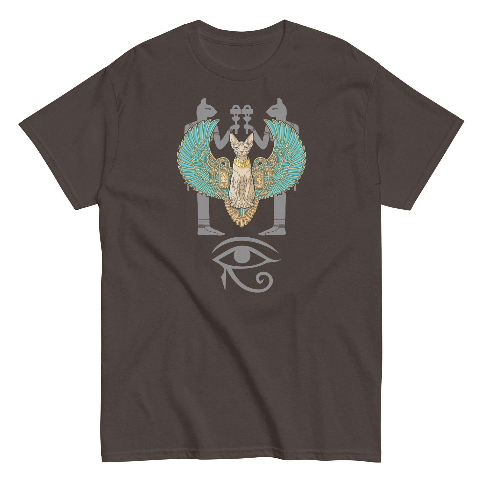 Egyptian cat shirt Egyptian inspired cat art t-shirt Unisex classic tee
