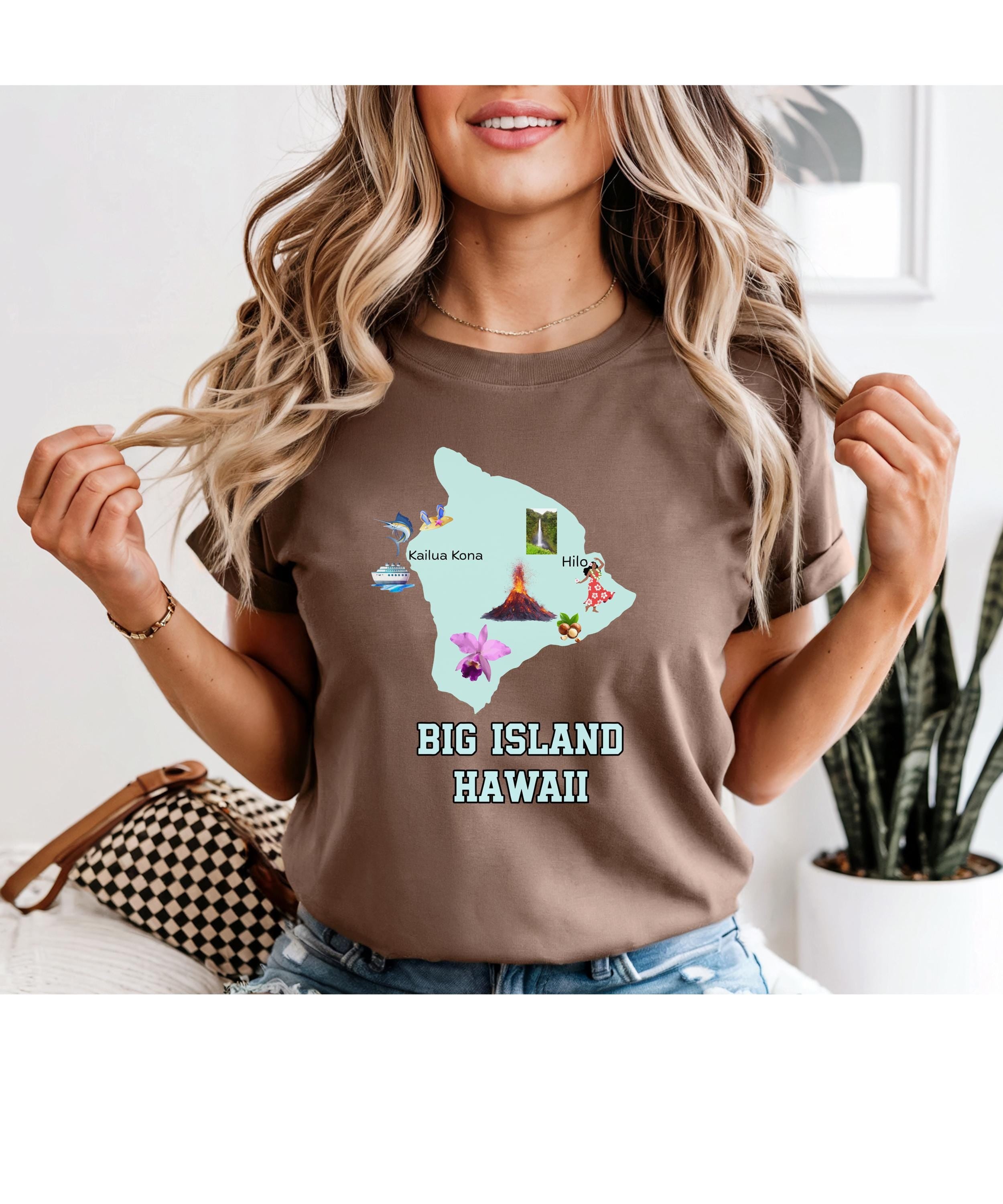 Big Island Hawaii Shirt Comfort Colors Hawaii t-shirt Hawaii Island map shirt Hawaii lover gift Hawaii vacation