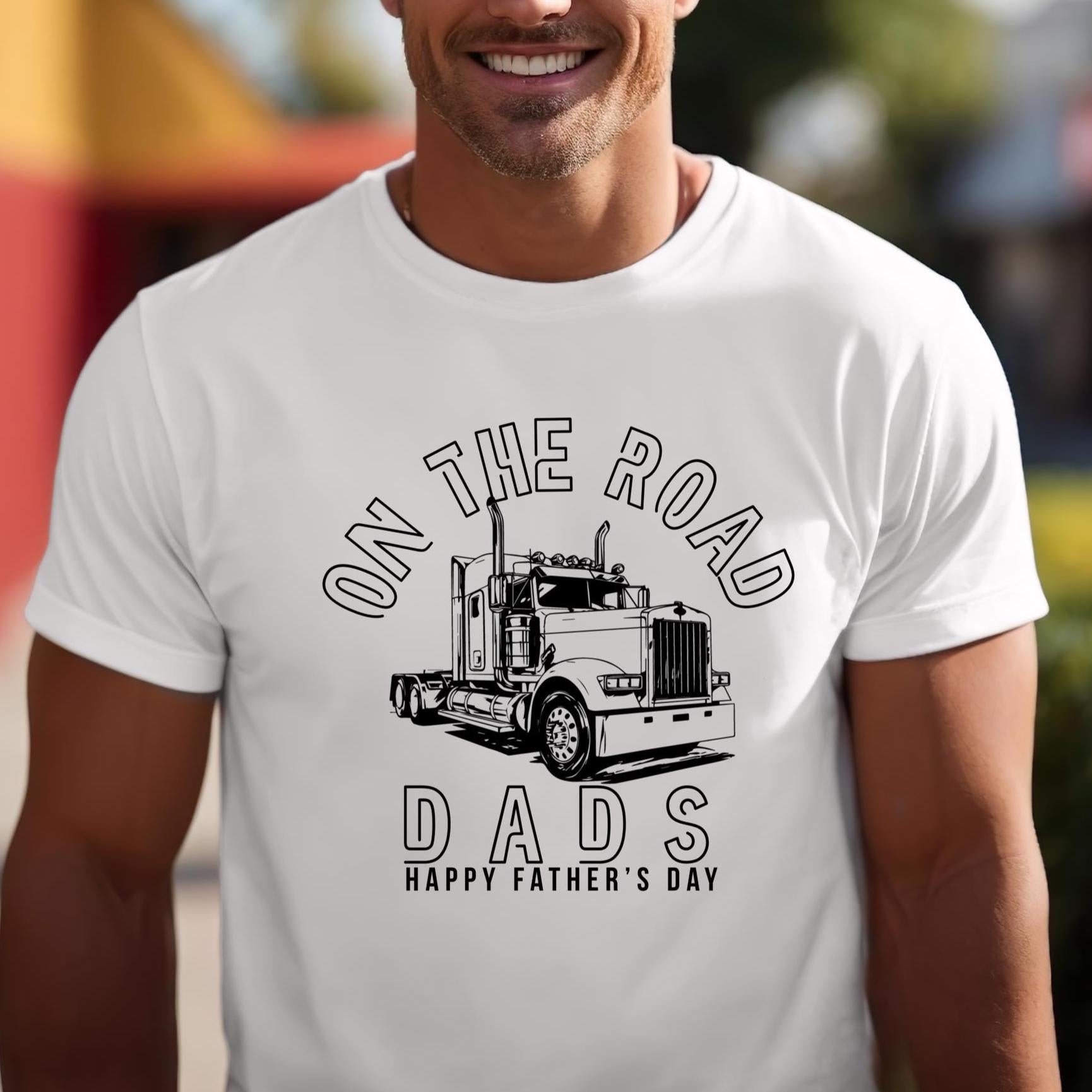 Trucker Dad Fathers Day Shirt: Long Haul Driver Tee