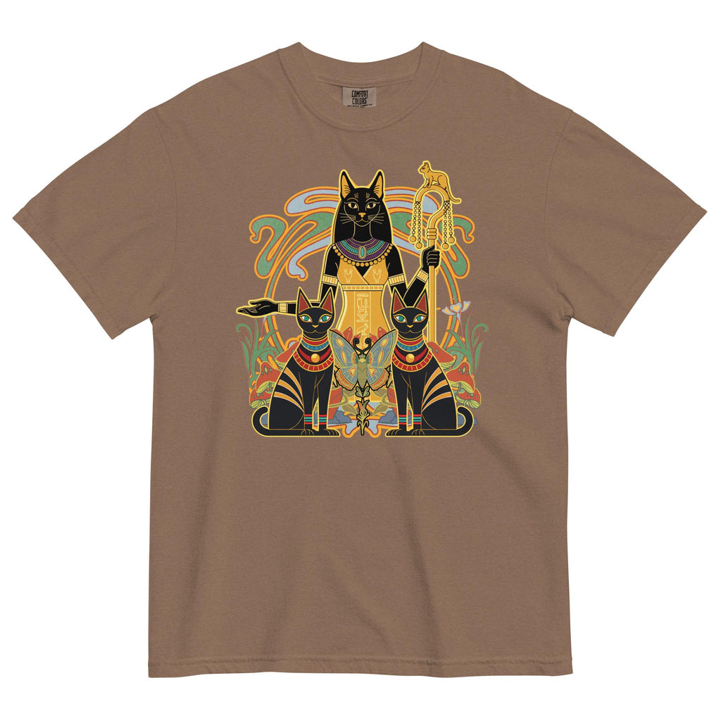 Egyptian Bastet Cat Goddess T-Shirt - Comfort Colors, Cat Lover Gift
