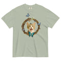 Cute Cat Comfort Colors t-shirt cat with butterflies shirt gift for cat lover cat mom gift