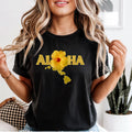 Hawaii Aloha Hibiscus shirt Comfort Colors Hibiscus flower t-shirt gift for Hawaii lover Unisex garment-dyed heavyweight t-shirt
