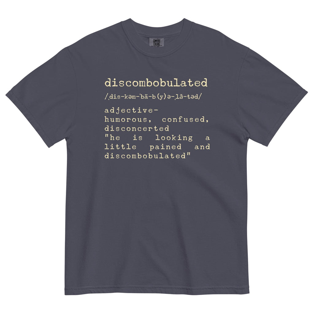 Discombobulated Shirt, funny definition t-shirt Comfort Colors funny tees Unisex gift for English teacher gift for writer