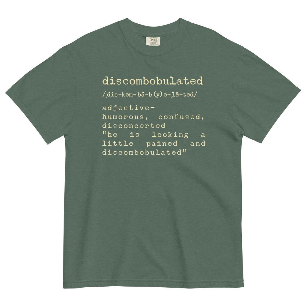 Discombobulated Shirt, funny definition t-shirt Comfort Colors funny tees Unisex gift for English teacher gift for writer