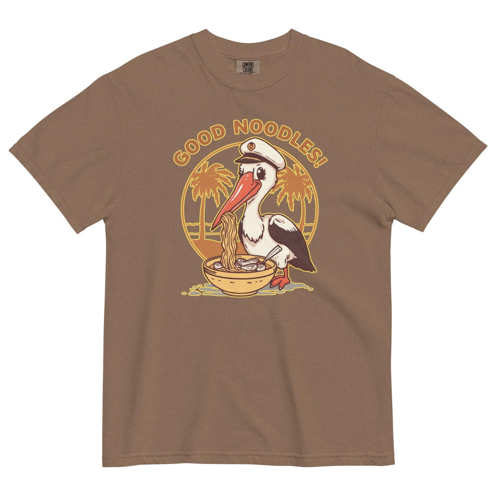 Funny Noodles Shirt Comfort Colors Bird t-shirt gift for bird lover, noodles lover gift Unisex garment-dyed heavyweight t-shirt
